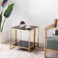 Wholesale Supplier Square Shaped Coffee Table Black Tempered Glass Table